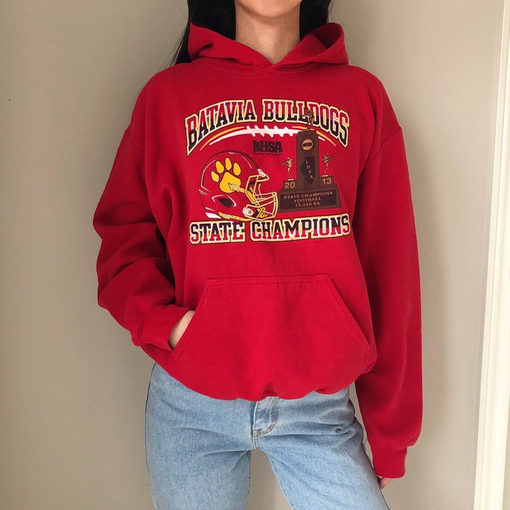 Batavia bulldogs state champion football hoodie